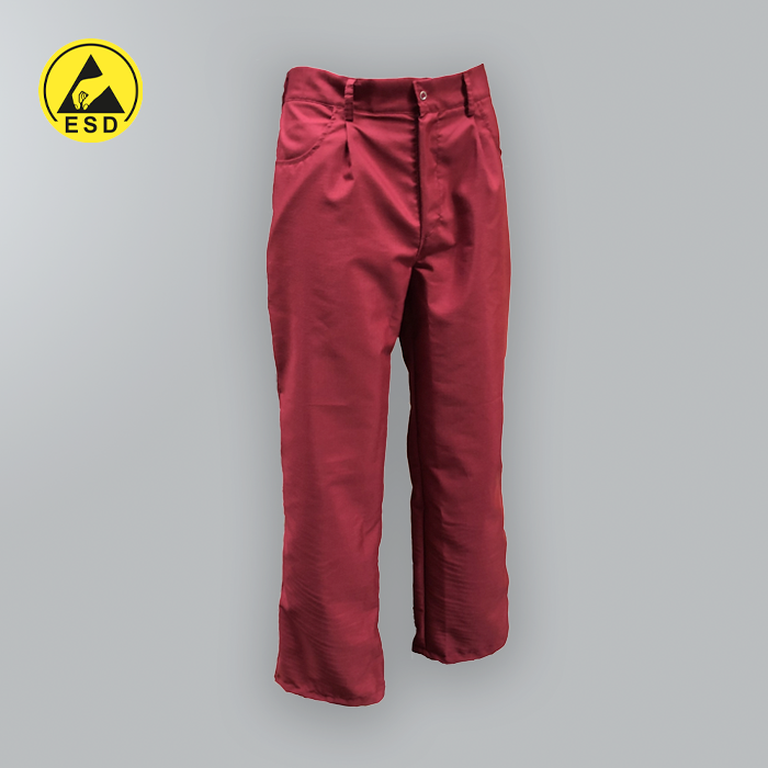 PREMIUM ESD TROUSERS Red PREMIUM ESD TROUSERS Red